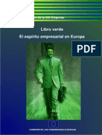 Libro Verde Espiritu Empresarial Europa PDF