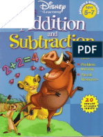 Disney Learning Addition and Subtraction - 34p