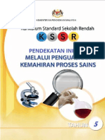 Modul Pendekatan Inkuiri Melalui Penguasaan Kemahiran Proses Sains Thn 5