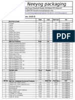 Wholesale Price List Neeyog