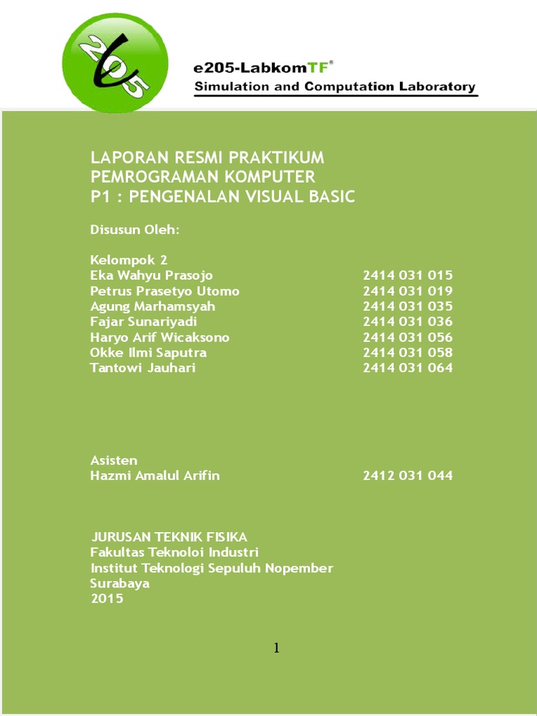 Pengenalan Visual Basic untuk Pemula | PDF