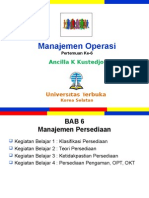 Manajemen Operasi - Bab 6