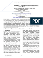 Equilibrium-Based Simulation of Lignocellulosic Biomass Pyrolysis Via Aspen Plus