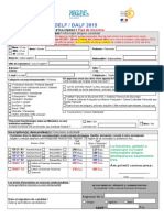 2015 Delf Dalf Formulaire D Inscription