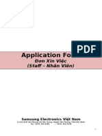 Application Formstaff
