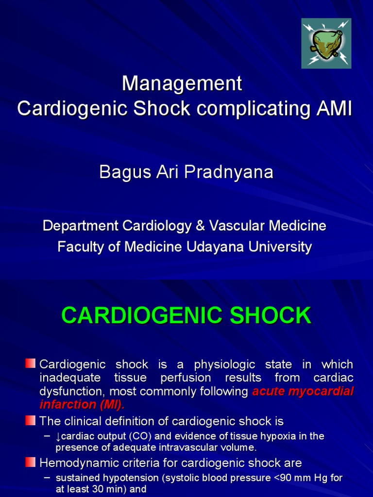 Hypoxia in Cardiogenic Shock Management | PDF | Shock (Circulatory ...