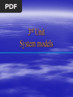 Software Engineering Unit 3-System Models