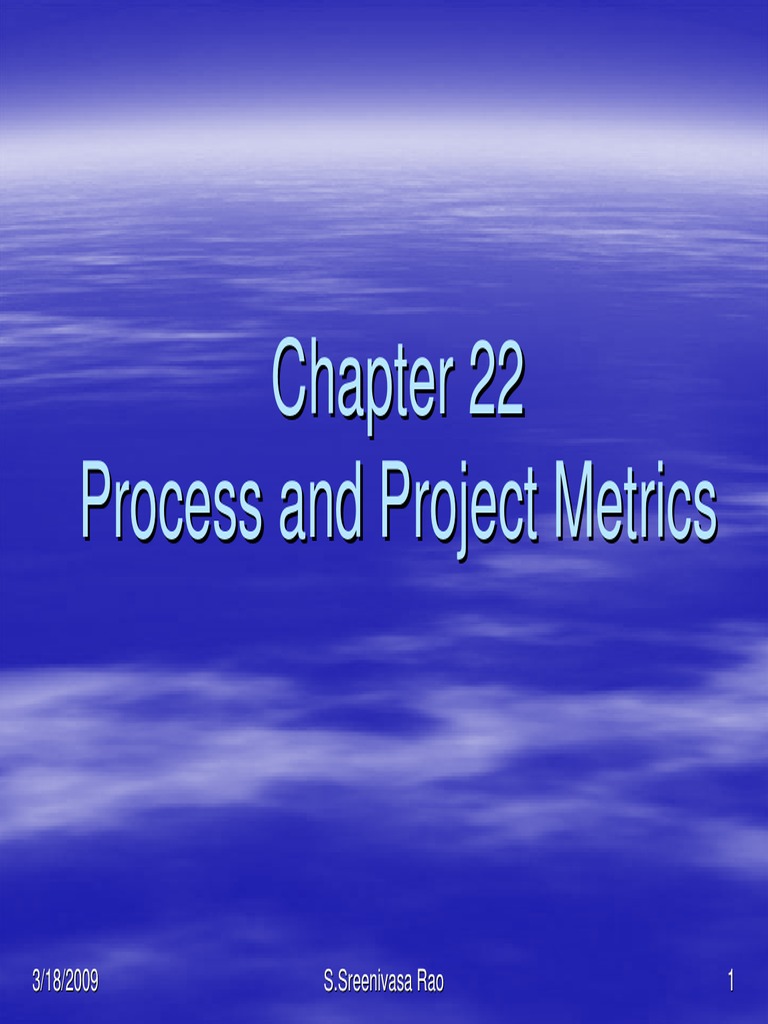 Process and Project Metrics Overview | PDF | Class (Computer ...