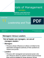 Fundamentals of Management: Leadership and Trust