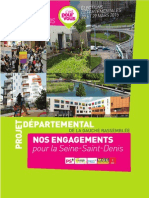 Elections Départementales: Programme de La Gauche Rassemblée en Seine-Saint-Denis