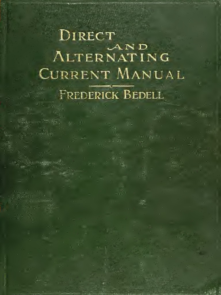 Direct and Alternating Current Mnual | PDF | Electric Generator ...
