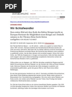ZEIT Helmut Schmidt Wir Schlafwandler
