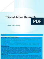 Social Action Research: Name: Abby Downing