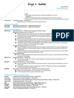 B. Houlihan Resume 2015 PDF