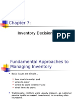 Inventory Decision Making
