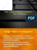 Fungsi Pengurusan Pengajaran 