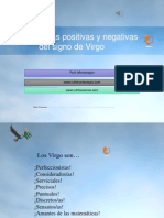 Características Positivas y Negativas Del Signo de Virgo