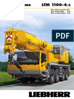 Liebherr LTM 1100-4.2 Mobile Crane - 100t - Information
