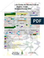 Calendário SEDF 2015