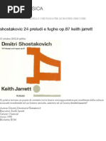 shostakovic 24 preludi e fughe op.87 