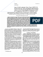 Detection of Human T-Cell Leukemia Virus Type I (HTLV-I)