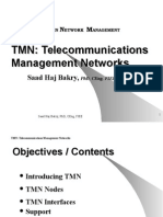 TMN: Telecommunications Management Networks
