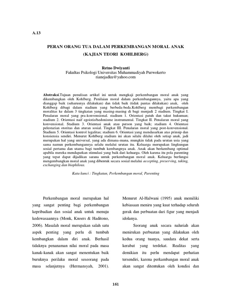jurnal perkembangan anak
