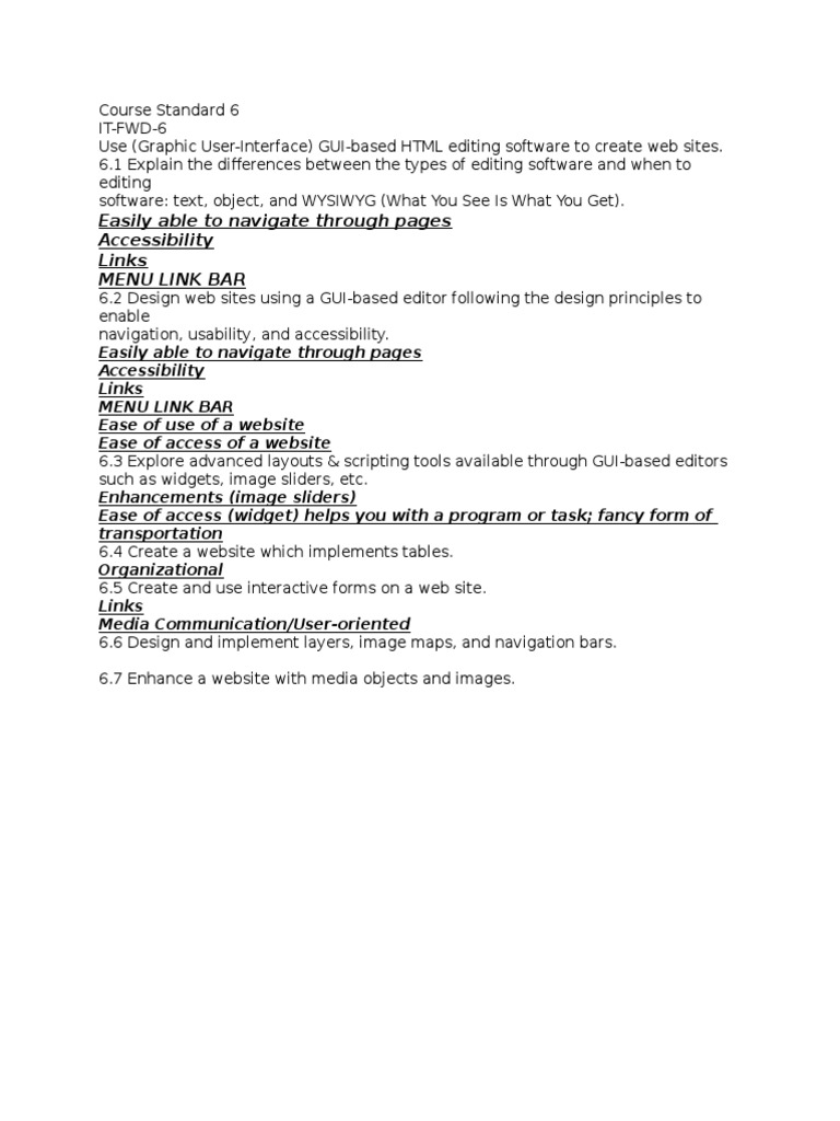 Standard 6 | PDF | Computers
