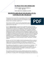 Responsabilidad Solidaria en El Contrato de Trabaj1