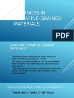 Advances in Ultrafine-Grained Materials
