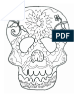 Skull Template With Design