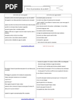 La Date 4 Annee Pdf Syllabe Verbe