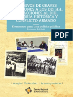 Archivos de graves violaciones a los DDHH. Infracciones al DIH, Memoria Histórica y conflicto.pdf