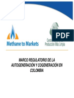 Marco Regulatorio de La Autogeneracion y Cogeneracion Ivan Diez