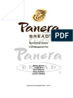 Panera Bread Crisis Management Plan - 358