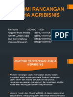 RANCANGAN BISNIS AG