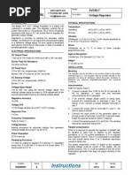 AVC63-7 Voltage Regulator - Instructions - 9302800991-B - March 2012 - BASLER ELECTRIC PDF