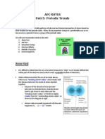 NOTES 2 Periodic Trends T-2