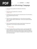 Math 1010 Linear Programming Project-Form B