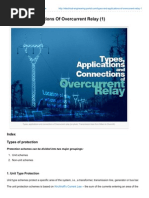 Types and Application of Overcurrent Relay PDF