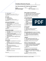 educ 290 ptc self assessment