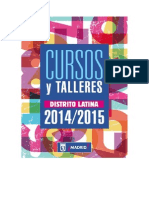 Cursos y Talleres 14-15. Centro Socio Cultural El Greco