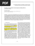 Geo Material for self healing agents of mortars