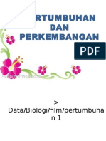 Pertumbuhan Dan Perkembangan