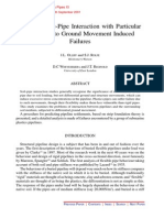 Soil Structure-pipe Interaction With Particular Reference to Ground Movement Induced Failures