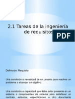 Tareas de La Ingenieria de Requisitos