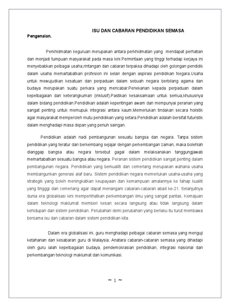 Guru Dan Cabaran Semasa Pdf