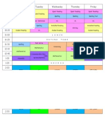 Timetable Term 1 2015