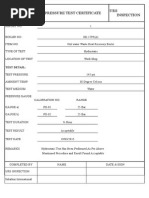Pressure Test Certificate Template | PDF