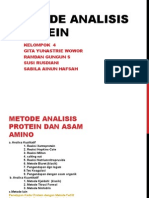 Metode Analisis Protein